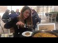 Eating Paella at Yuso