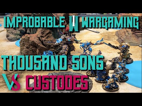 Thousand Sons VS Custodes 40k live battle!