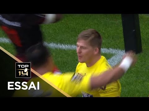 TOP 14 - Essai David STRETTLE (ASM) - Clermont - Lyon - J10 - Saison 2017/2018