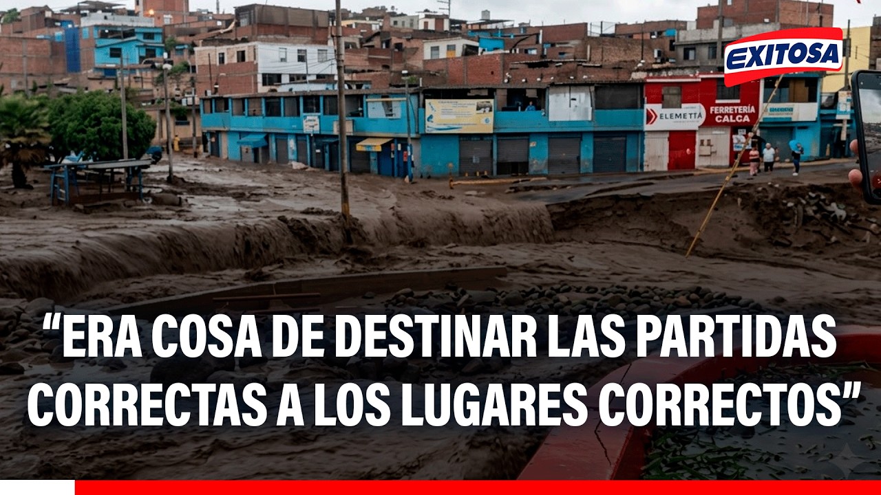 🔴🔵 Falta de prevención contra El Niño fue por mala gestión y no de dinero, asegura Alonso Rey