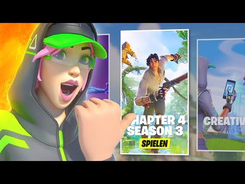 Ich spiele FORTNITE CHAPTER 4 SEASON 3 zum ERSTEN MAL! 🤠