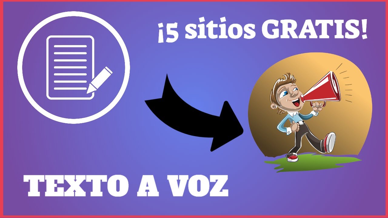 Programa de texto a voz en español | Cómo convertir de texto a voz realista GRATIS