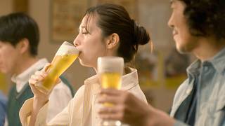 中条あやみ、サウナ後にビール！うまいことやってる感に豊川悦司も納得／キリン一番搾り 糖質ゼロ CM