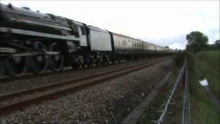 preview picture of video 'Torbay Express August 5th 2012 with 71000 Duke of Gloucester at Yatton'