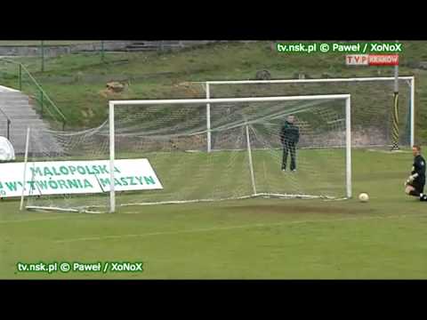 tv.nsk.pl 2012-04-14 Okocimski KS Brzesko - MKS Świt Nowy Dwór Mazowiecki 1-0 (1-0) bramka