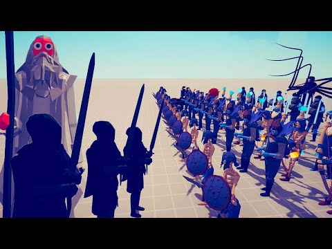 SARUMAN & 9x NAZGUL vs EVERY FACTION | TABS Totally Accurate Battle Simulator