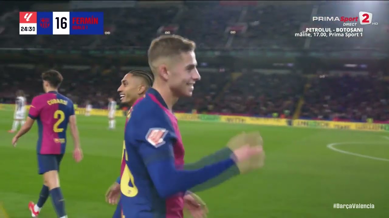 Barcelona - Valencia 7-1. Recital de goluri catalane