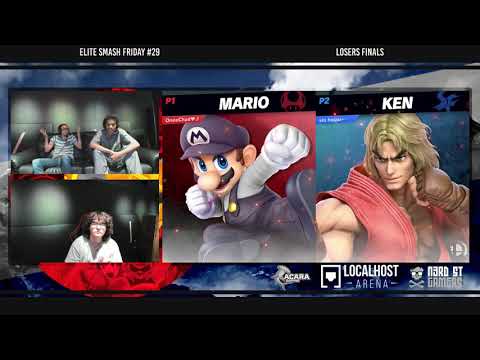 Elite Smash Friday #29 - AcaRa|Mellow (Bowser, Mario) Vs. IU|Smirk [L] (Ken) - Grand Finals