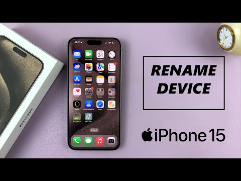 How To Rename (Change Device Name) iPhone 15 / iPhone 15 pro