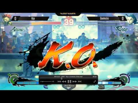 USF4 Evo 2014 Play-by-Play - Ilija (Akuma) vs Gootecks (Rose)
