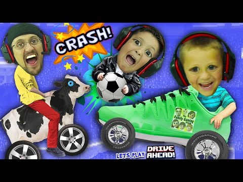 FGTEEV BOYS CRASH, SMASH & SOCCER DASH!  Dad vs. Sons Drive Ahead iOS App Game