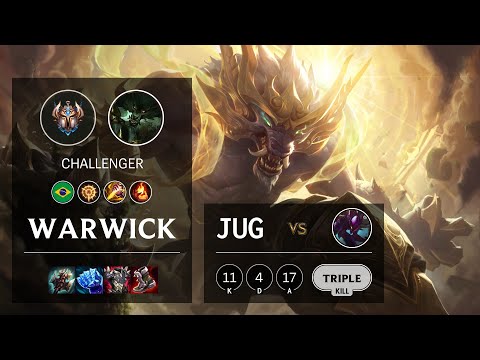 Warwick Jungle vs Kha'Zix - BR Challenger Patch 11.3