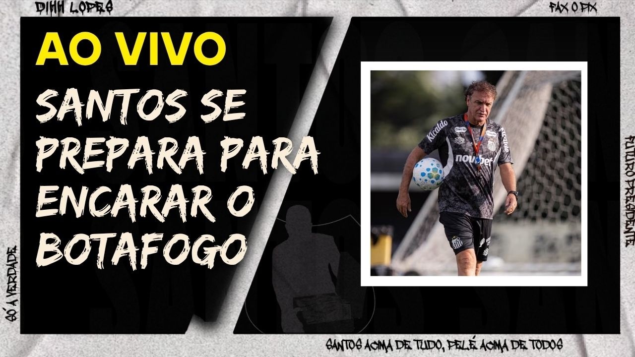 SANTOS TERÁ MUDANÇAS  PARA O JOGO CONTRA O BOTAFOGO - DOMINGO SANTÁSTICO