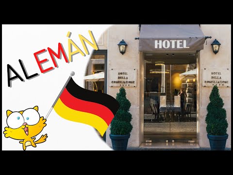 ALEMÁN en un hotel - Expresiones utilizadas en el hotel, en alemán - Aprendizaje hotelero en alemán