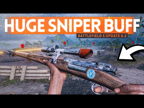 HUGE SNIPER RIFLE BUFF CHANGES! - Battlefield 5 Update 6.2 (This Is MASSIVE)