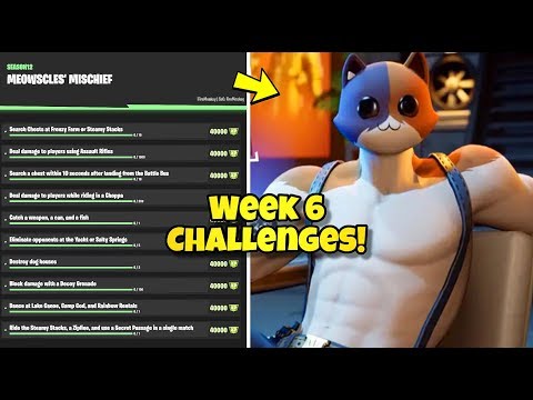 *NEW* Fortnite WEEK 6 “MEOWSCLES MISCHIEF” CHALLENGES SHOWCASE! Fortnite (MEOWSCLES MISCHIEF WEEK 6)
