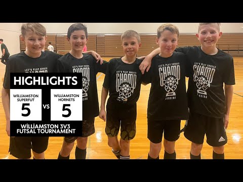 2024 Williamston Futsal Tournament | Superfut vs Hornets, 5 - 5 at the Buzzer | Game Highlights