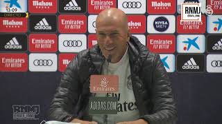 Rueda de prensa de ZIDANE previa al Real Madrid - Eibar (13/06/2020)