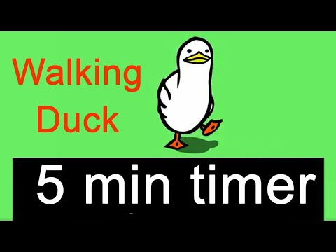 5 Minute Countdown Timer - Walking Duck Ver