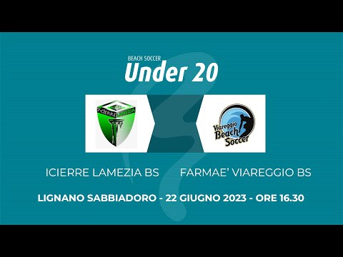 ICIERRE LAMEZIA - FARMAE' VIAREGGIO - Under 20