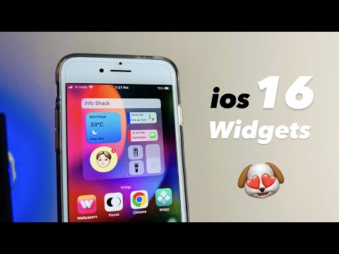 ios 16 widgets  in any iPhone 🔥