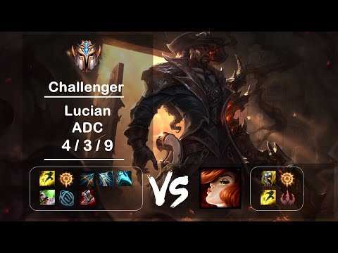 ADC Lucian vs Miss Fortune KR Challenger Patch 12.7