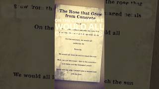 2pac The Rose That Grew From Concrete #2pac #poem #HipHop #music #Shorts #youtubeshorts