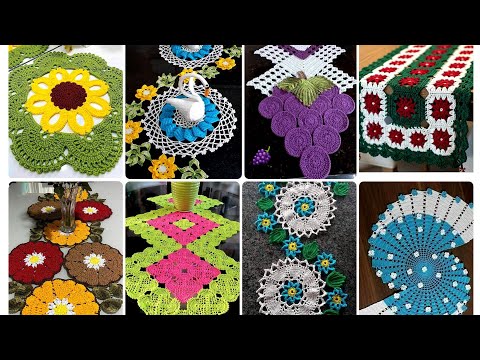 Elegant Handmade Crochet Table Runner,and Lace Fabric//New Home Decors Design Ideas 2026