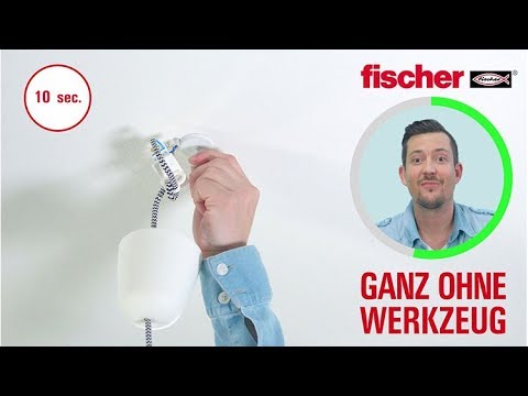 GANZ OHNE WERKZEUG - fischer KLEBE HAKEN
