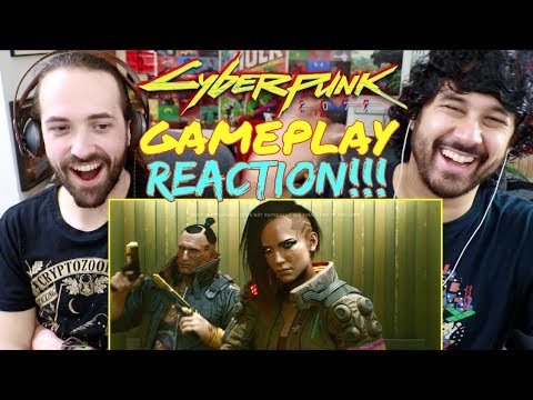 CyberPunk 2077 - GAMEPLAY REVEAL TRAILER - REACTION!!!