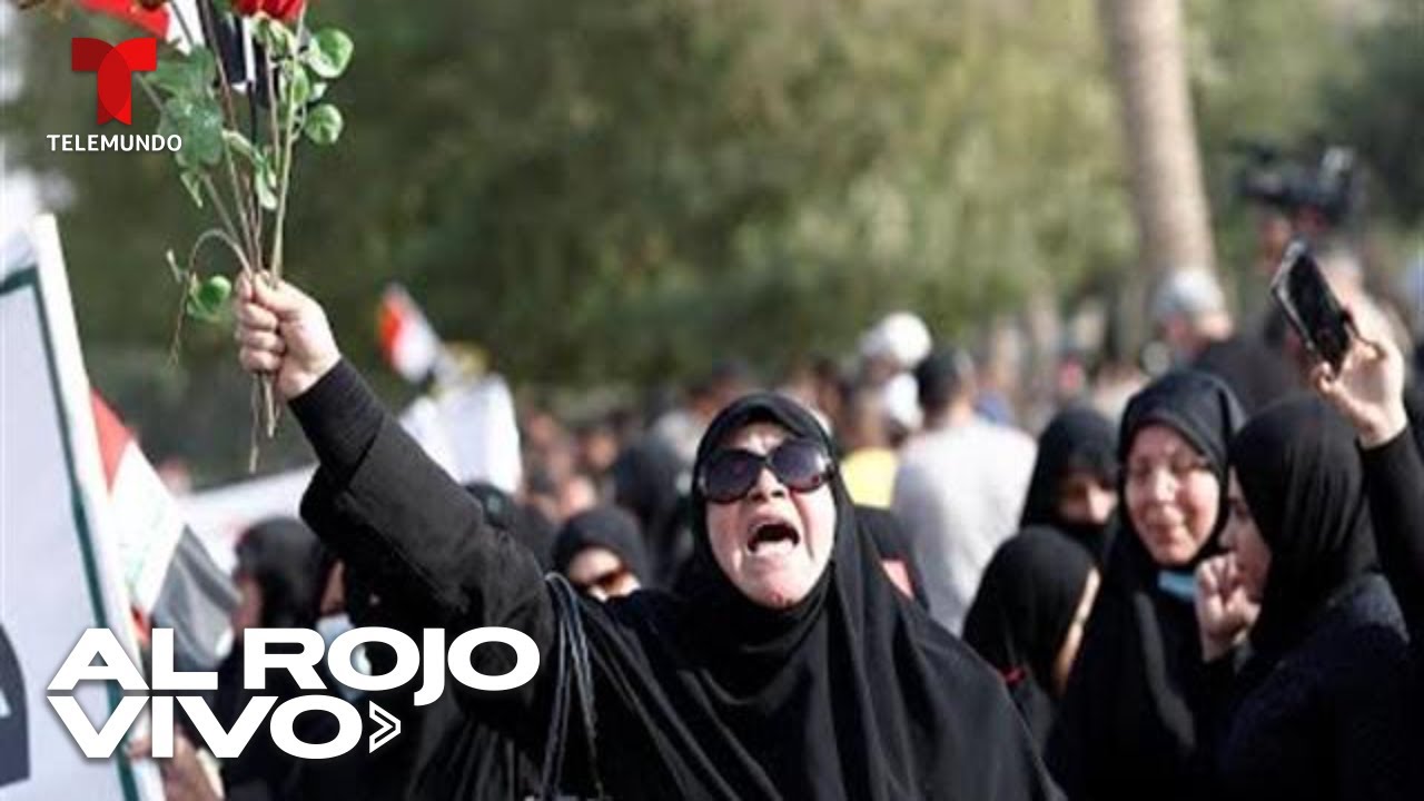 EN VIVO: Multitud protesta en las calles de Baghdad durante crisis política I Al Rojo Vivo