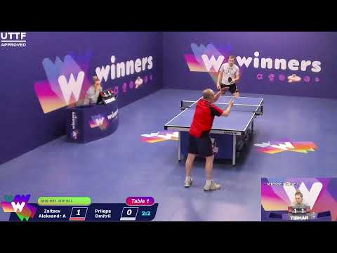 WINners CUP table 1 30.01 Zaitsev Aleksandr A - Prilepa Dmitrii 19:30
