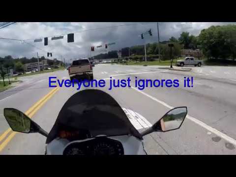 Biker helping out Video