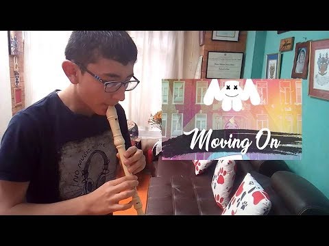 Moving on - Marshmello en flauta dulce con NOTAS