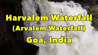 preview picture of video 'Harvalem Waterfall Goa / Arvalem Waterfall Goa'