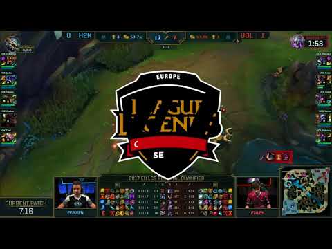 H2K (Nuclear Xayah) VS UOL (Xerxe Rumble) Game 2 Highlights - 2017 EU Regional Qualifier