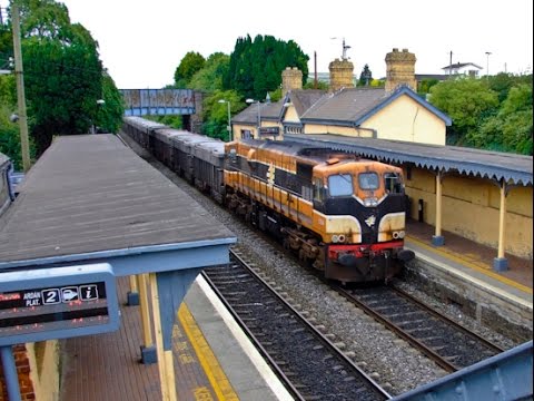 Irish Rail 071 Class Tara/Cement trains - Rush Lusk