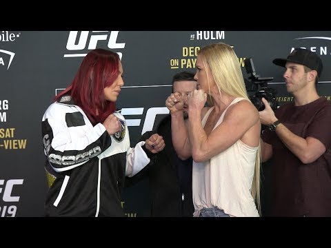 UFC 219 Media Day: Cris Cyborg vs. Holly Holm Face Off