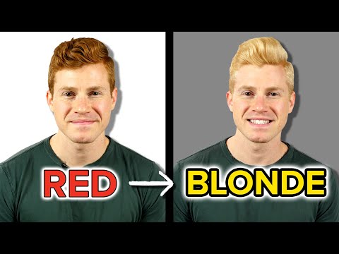 A Redhead Gets Blonde Hair For A Week Video