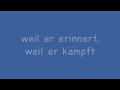 Herbert Grönemeyer - Mensch Lyrics HD