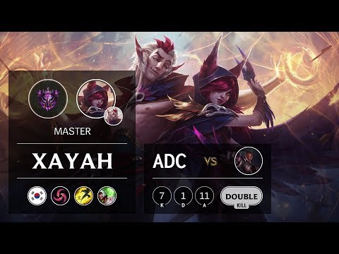 Xayah ADC vs Lucian - KR Master Patch 9.14