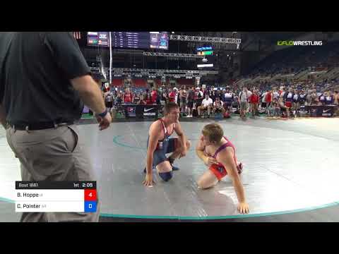 2018 USMC-USAW Cadet & Junior FS Nationals/Cadet 220 Round Of 64 - Brenick Hoppe (IA) Vs. Chris Po
