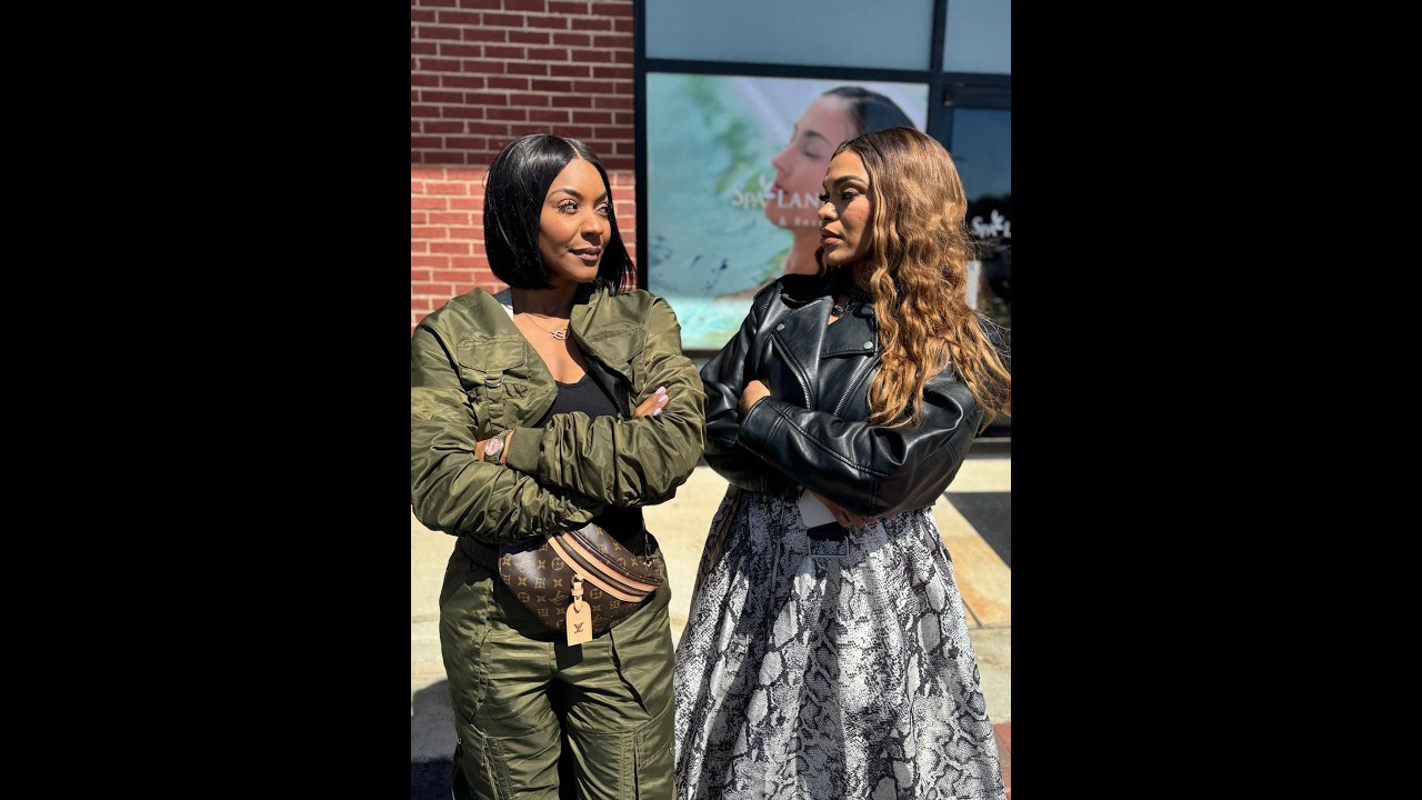 When Ernestine catches Shayla outside ALONE after the spa!