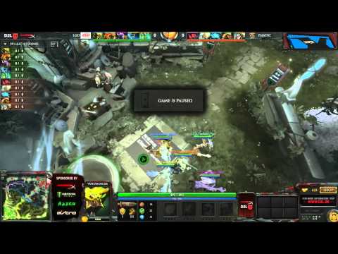 HyperX D2L Season 4 Semi-Finals - LGD vs Fnatic (Game 1) - Eastern Division