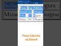 HTML Table Background Color Change Tablebgcolor Shorts