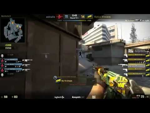 4 kills by s1mple vs Astralis