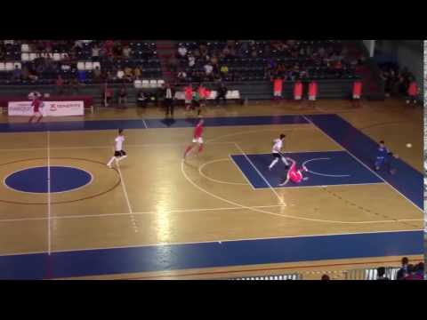 Gol Pablo Ibarra (2-3) en el Tenerife Iberia Toscal - Rivas Futsal. 2Div, J7