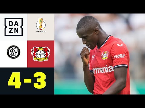 Überraschung! Bayer scheitert an Drittligist: Elversberg - Leverkusen 4:3 | DFB-Pokal | DAZN