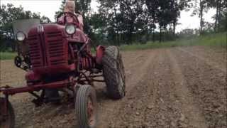 preview picture of video 'Farmall Cub Planting Sweet Corn 2013'