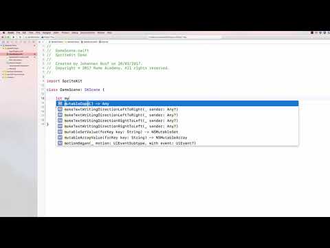 Introduction to iOS Game Development with SpriteKit & Swift : SKNode & SKScene Example